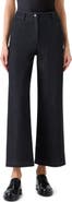 Akris punto Caia High Waist Crop Straight Leg Jeans