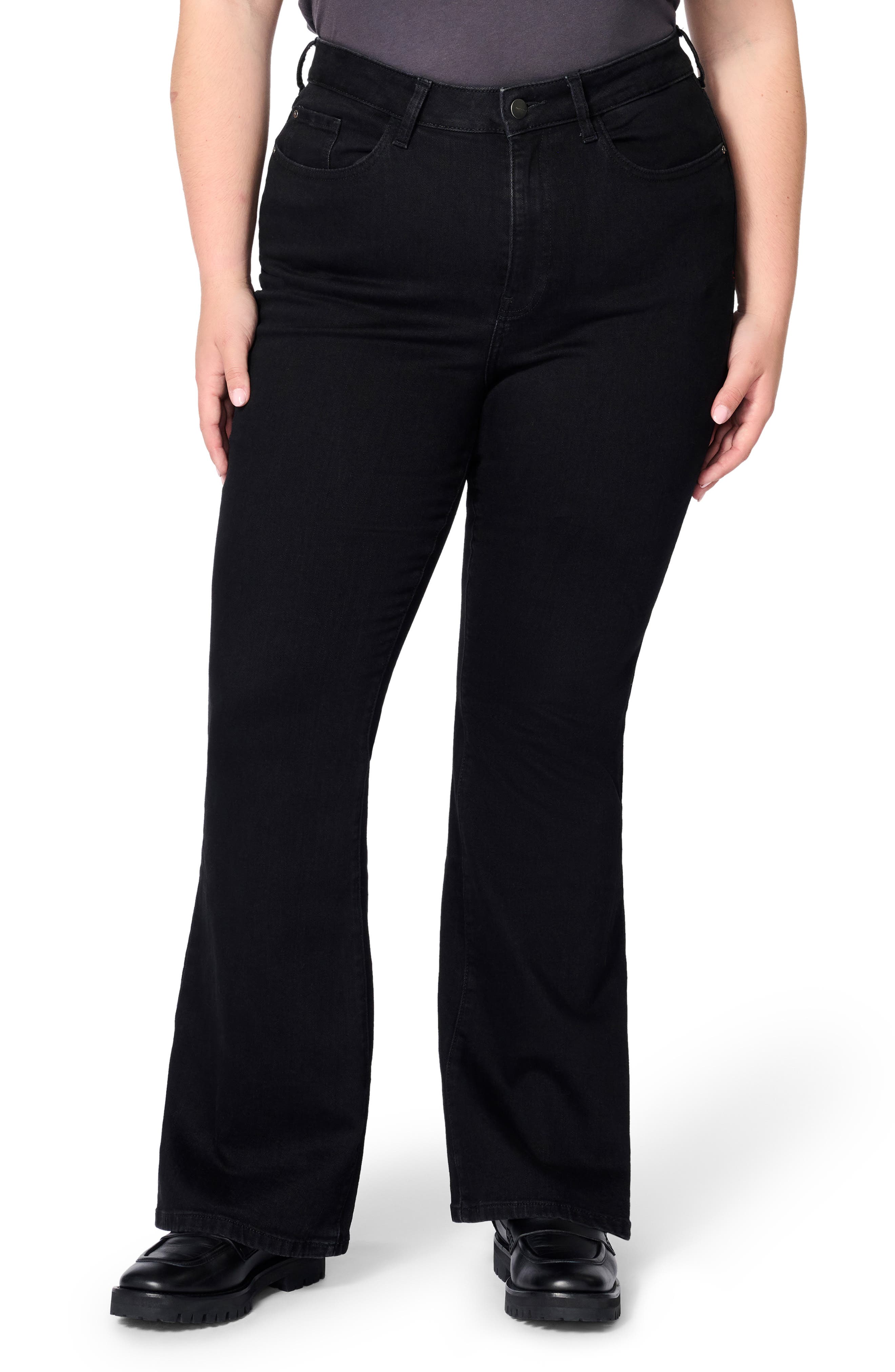 WARP+WEFT MIA High Waist Flare Jeans
