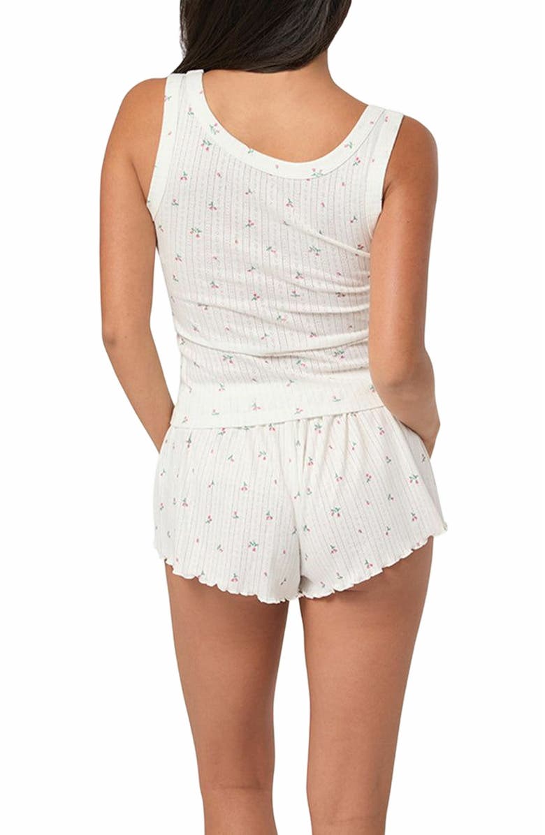 WeWoreWhat Scoop Tank, Alternate, color, Ivory/Pink