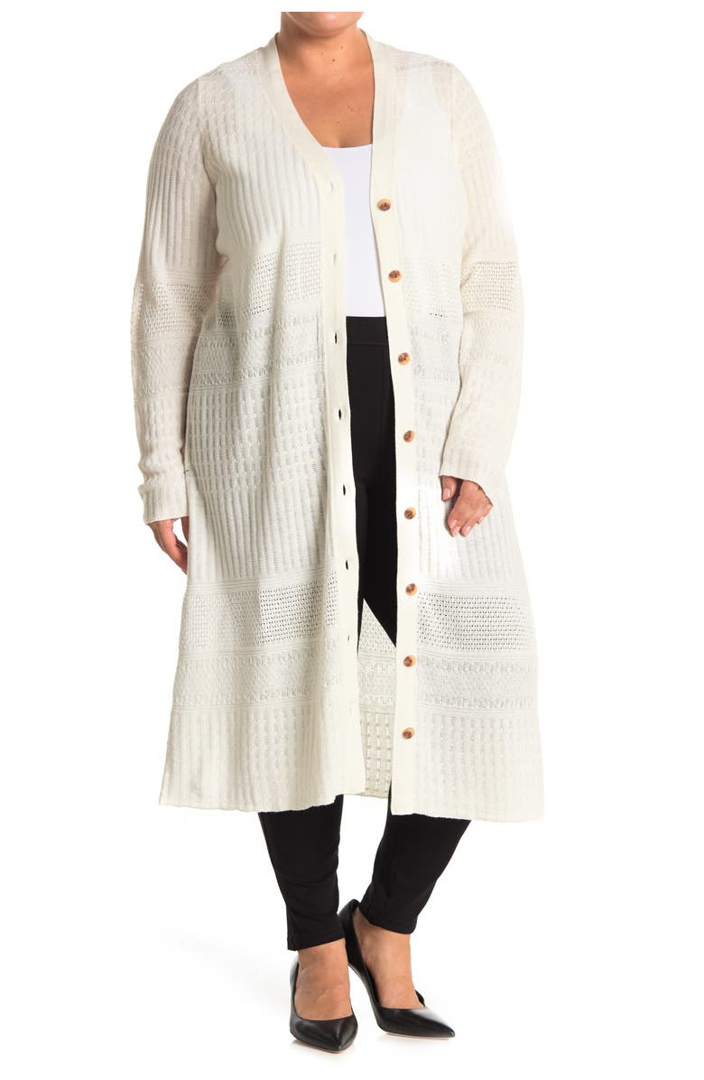 Sanctuary Long Knit Duster, Main, color, 