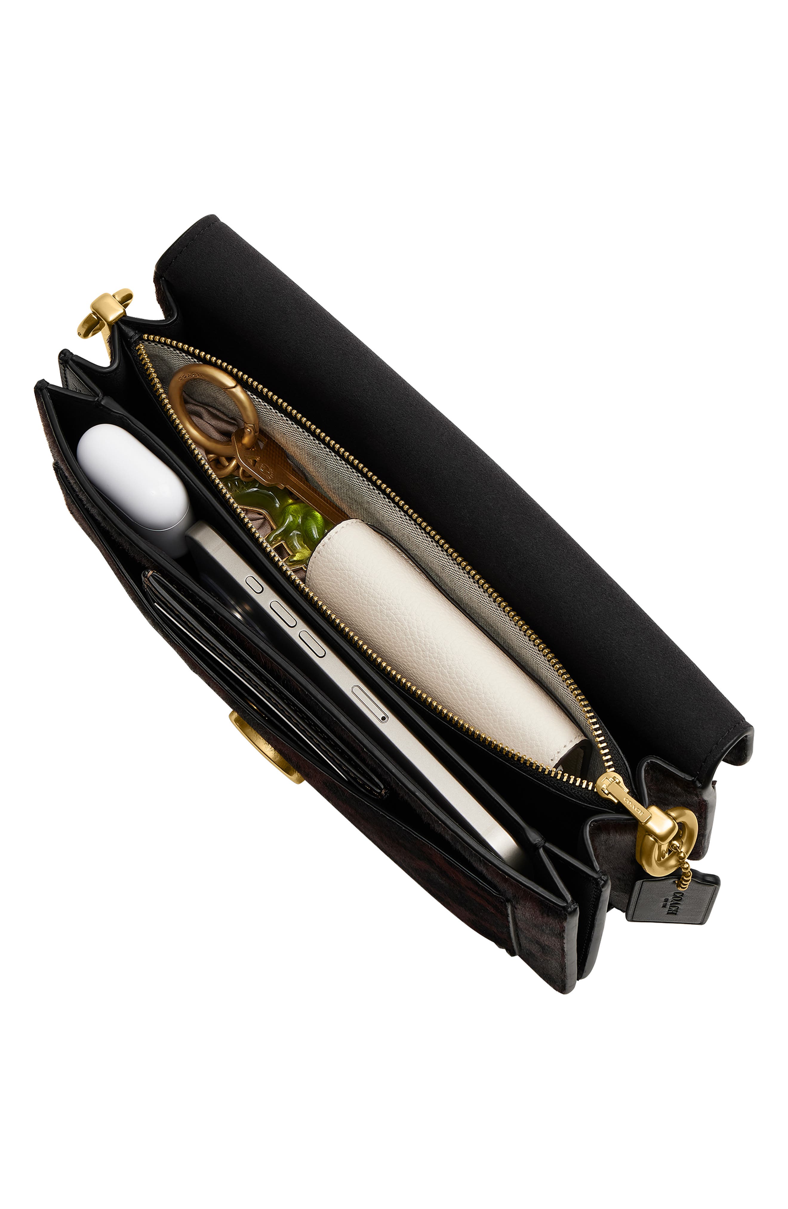 COACH Tabby 26 Genuine Calf Hair Shoulder Bag, Alternate, color, 