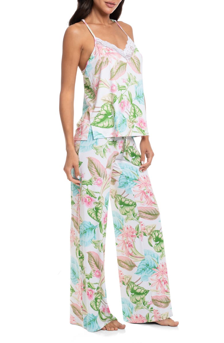 In Bloom by Jonquil Marnie Tropical Knit Pajamas, Alternate, color, 
