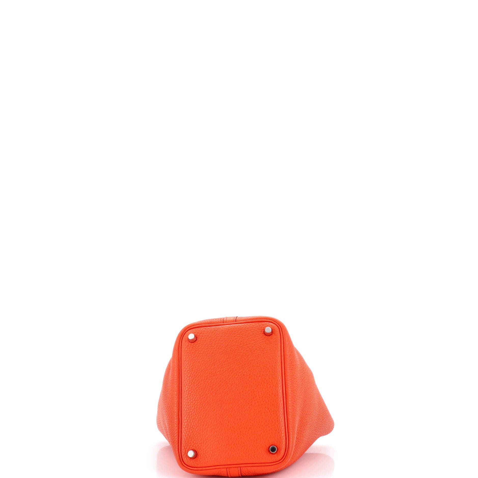 Pre-Owned Hermes Picotin Lock Bag Clemence PM, Alternate, color, Orange Poppy