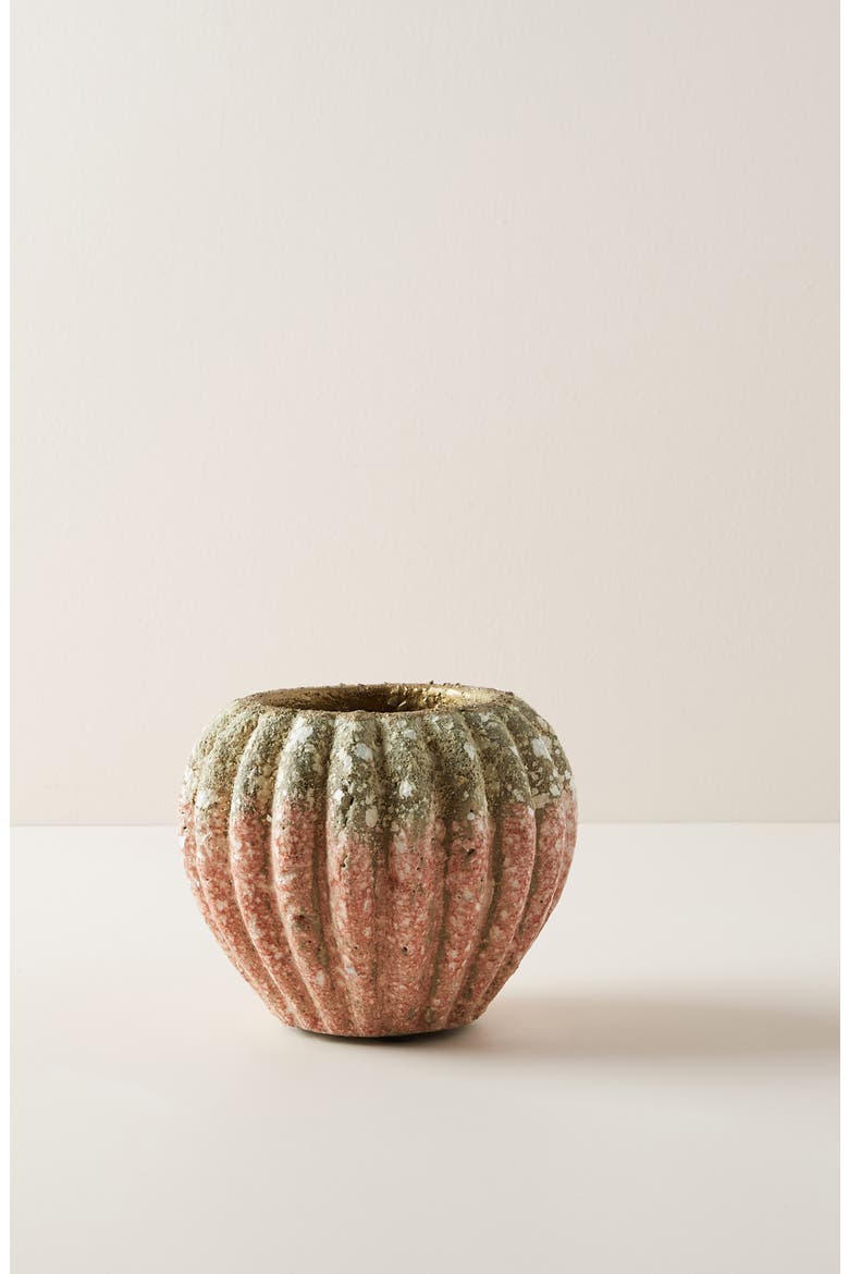Anthropologie Ariel Planter Pot, Alternate, color, PINK/ GOLD