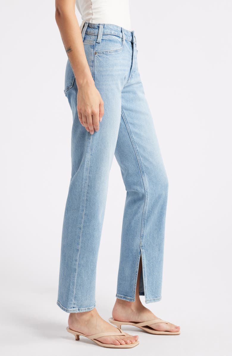 PAIGE Celeste Jolene Pocket Straight Leg Jeans, Alternate, color, 