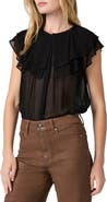 PAIGE Lucia Double Ruffle Collar Top