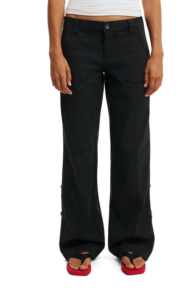 Women's Lexi Low Rise Utility Pant, Main, color, Black