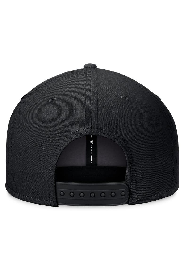 Men's Top of the World Black Iowa Hawkeyes Fundamental Snapback Hat, Alternate, color, Black