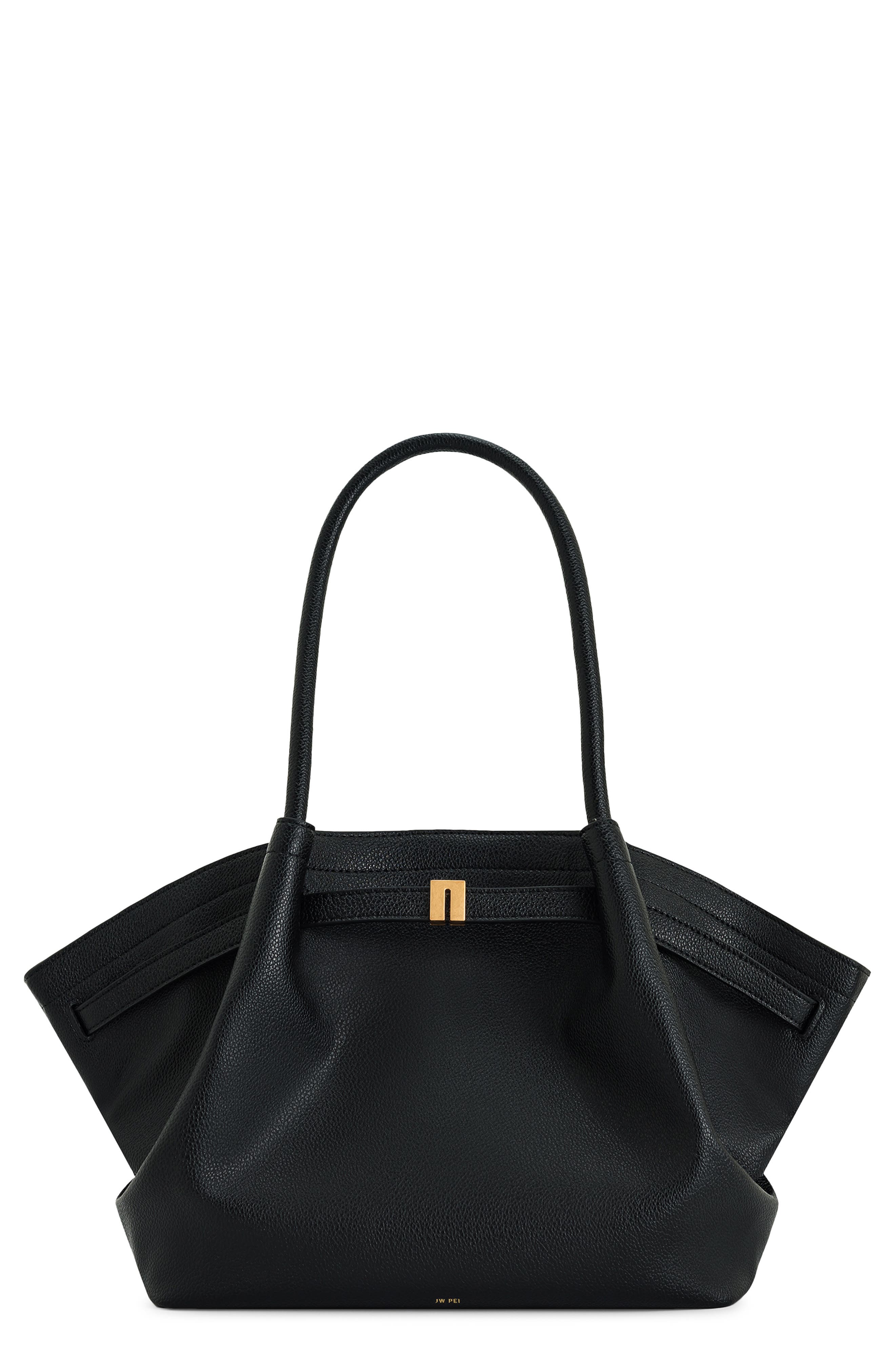 JW PEI Medium Hana Tote in Black Leather at Nordstrom Rack