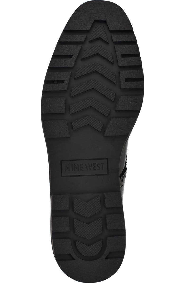 Nine West Resttin Wingtip Platform Derby, Alternate, color, Blk01