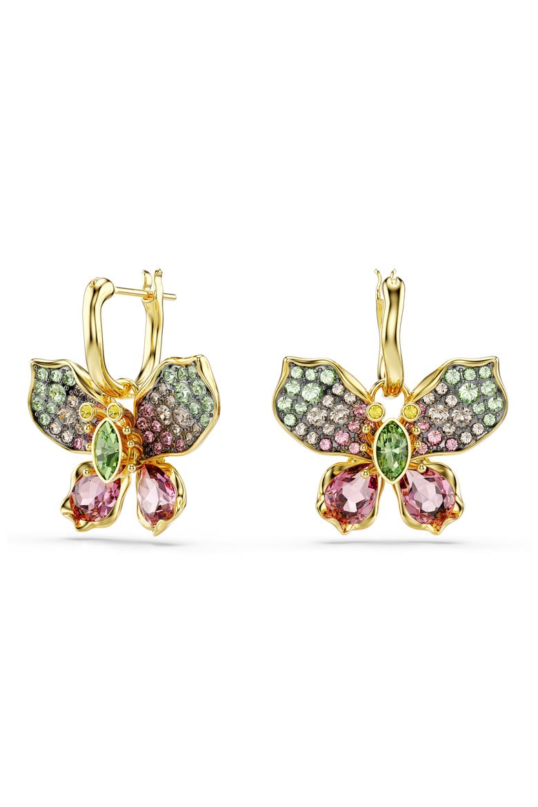 Idyllia Butterfly Crystal Stud Earrings video