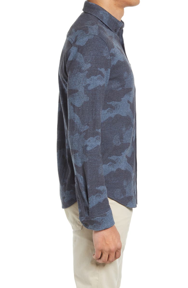 Rails Berkeley Classic Fit Heathered Camo Button-Down Shirt, Alternate, color,