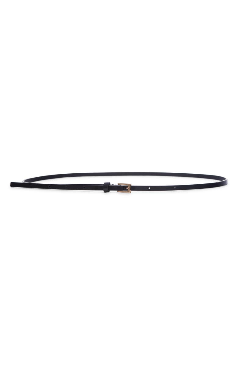 TOM FORD Patent Leather Belt, Main, color, Black