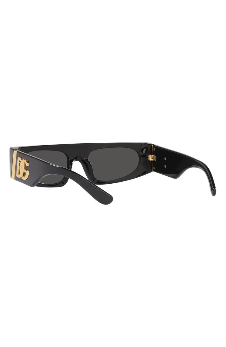 Dolce&Gabbana 54mm Rectangular Sunglasses, Alternate, color, 