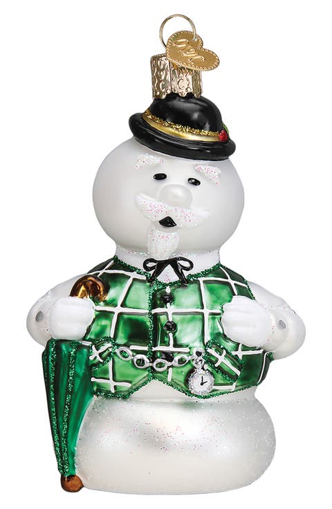 Sam the Snowman Christmas Ornament