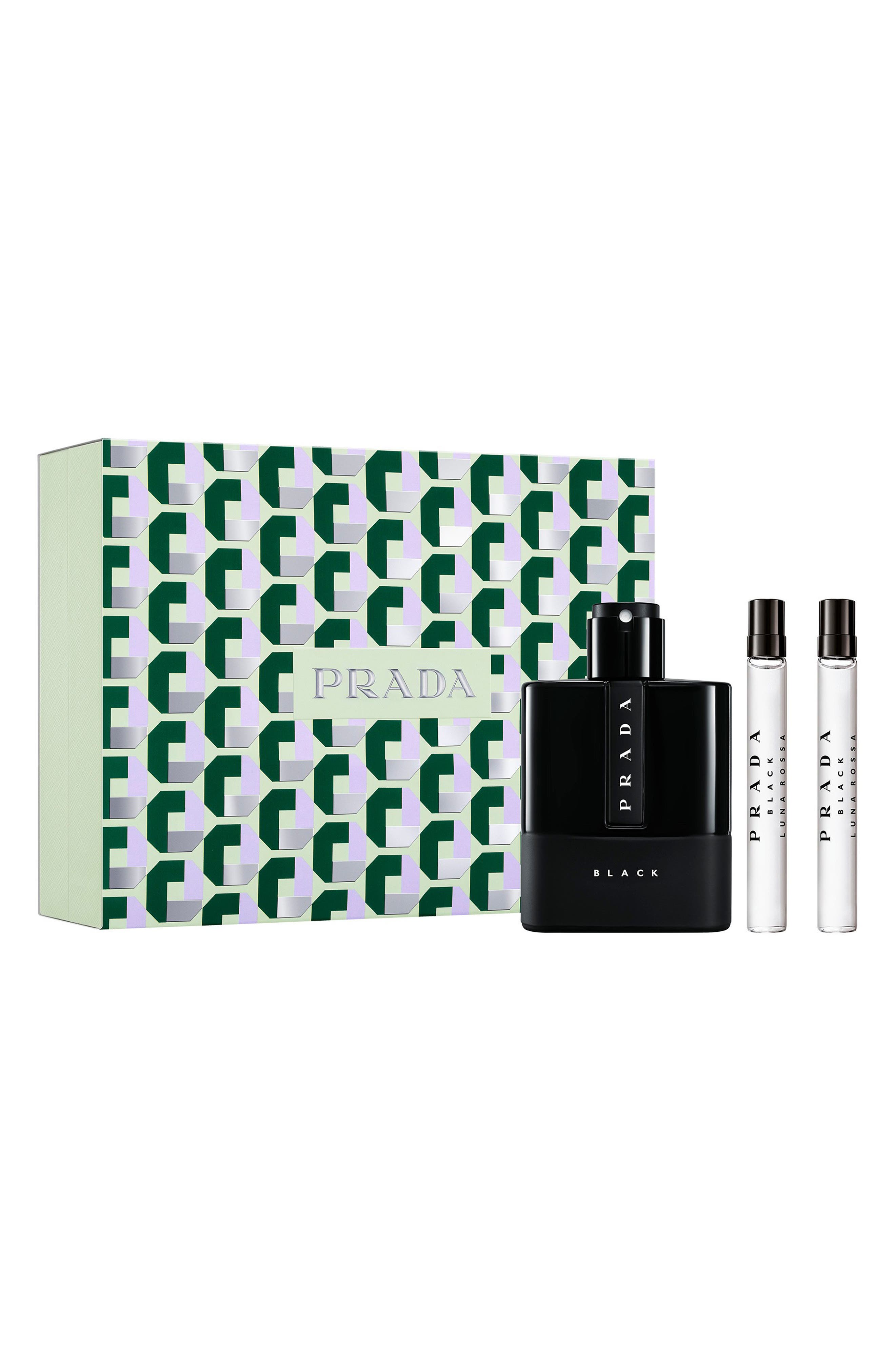 Prada Luna Rossa Black Eau de Parfum Three-Piece Set $225 Value