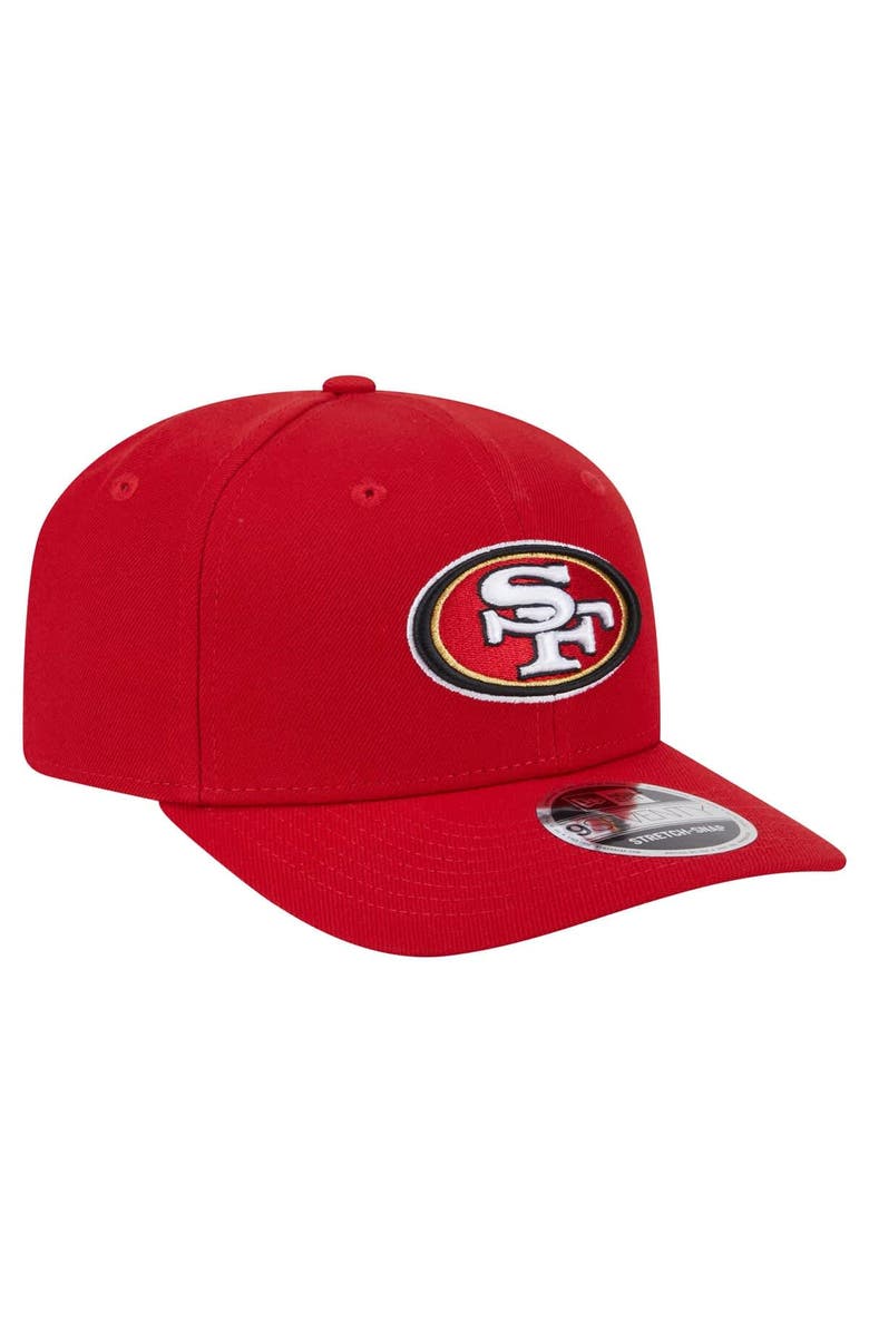 New Era Men's New Era Scarlet San Francisco 49ers 9SEVENTY Stretch-Snap Hat, Alternate, color, Scarlet