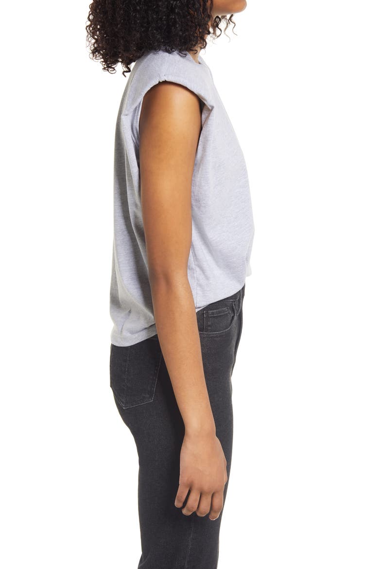 Padded Shoulder Tank, Alternate, color, LIGHT GREY