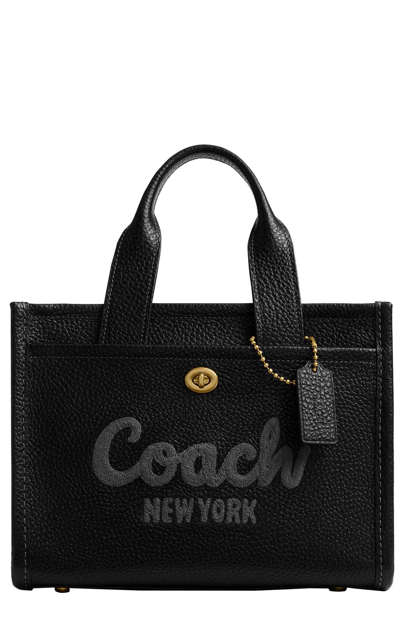 COACH Bubble 26 Leather Cargo Tote, Main, color, 