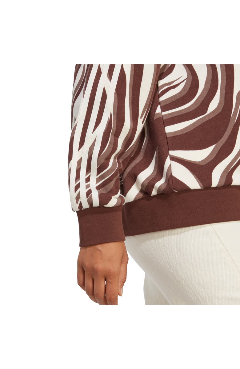 adidas Originals Abstract Animal Print Sweatshirt, Alternate, color, 