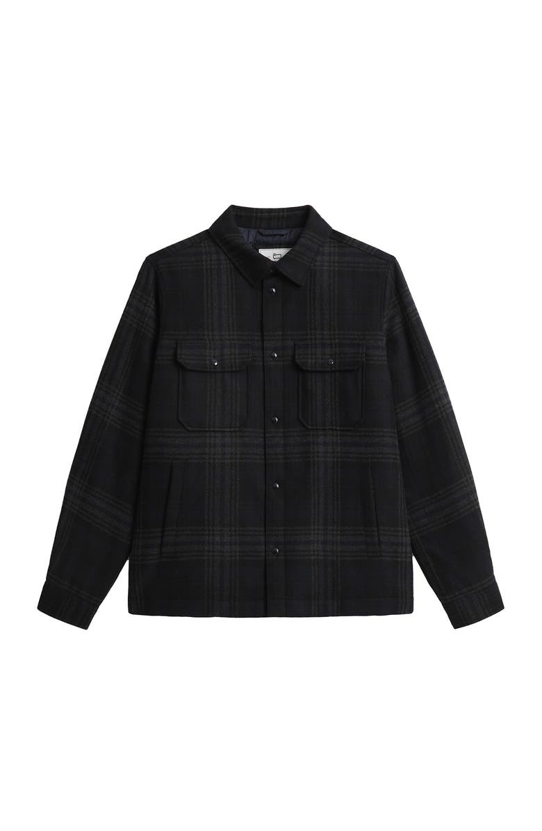 Woolrich Quilted Down Check Overshirt, Alternate, color, 