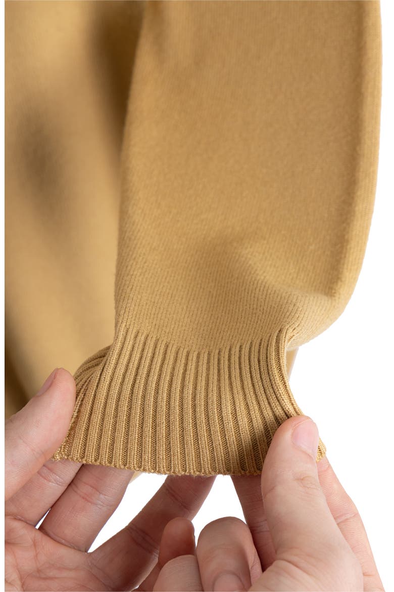 Kids' Basic V-Neck Sweater, Alternate, color, COPPER