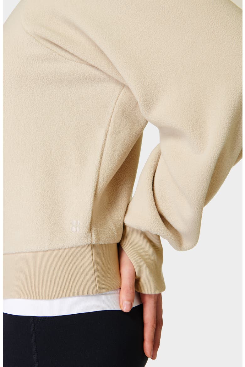 Compass Seam Detail Sweatshirt, Alternate, color, DOVE BEIGE