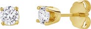 LuvMyJewelry Seraph 0.40 Ct TW Lab Grown Round Diamond Studs 14K Gold Earrings