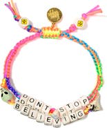 Venessa Arizaga Don't Stop Believing Bracelet