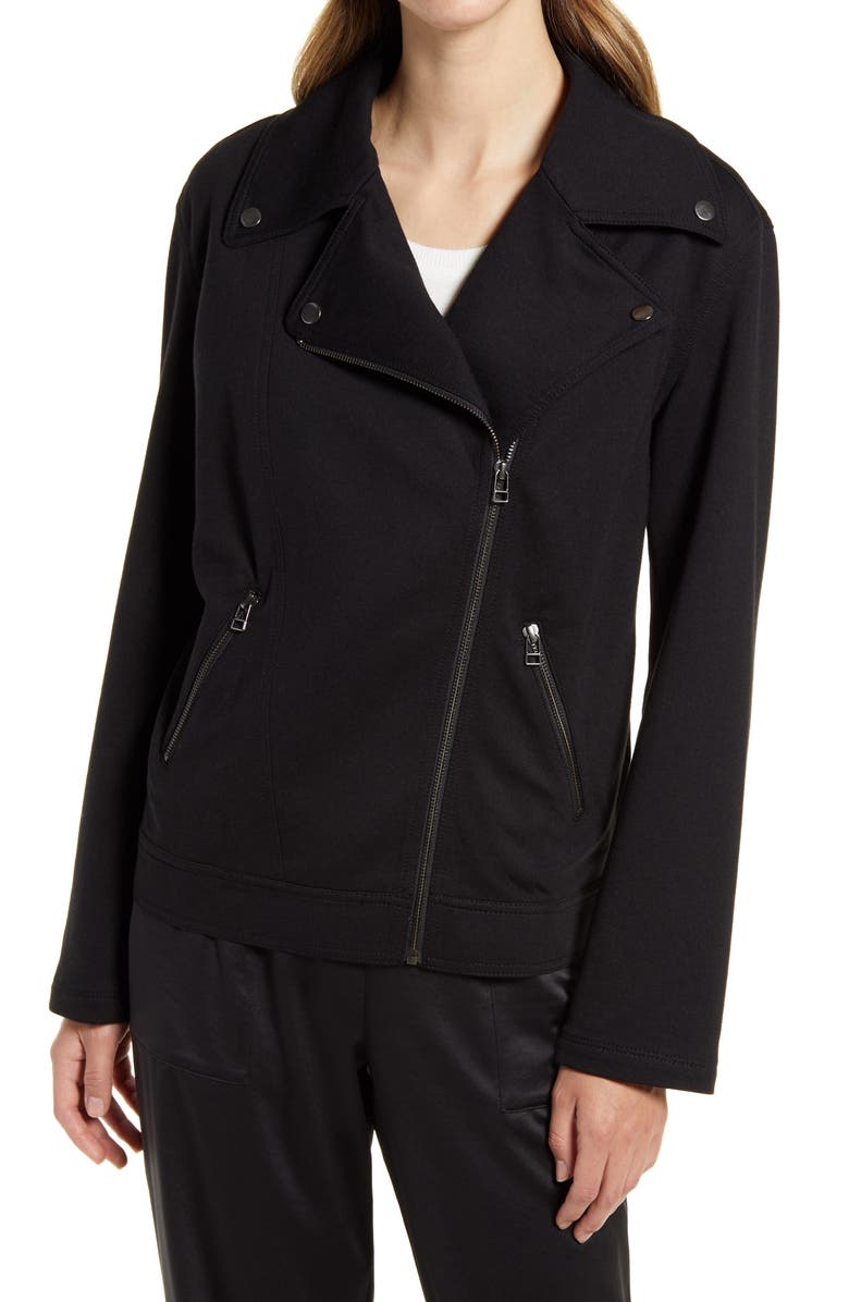 Halogen<sup>®</sup> Knit Moto Jacket, Alternate, color, 