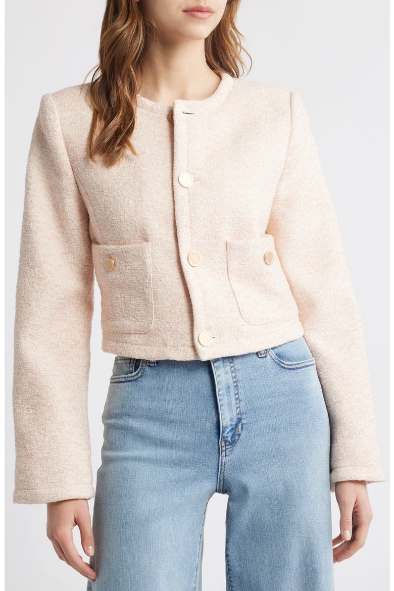 The Tweed Jacket, Alternate, color, AZALEA MULTI
