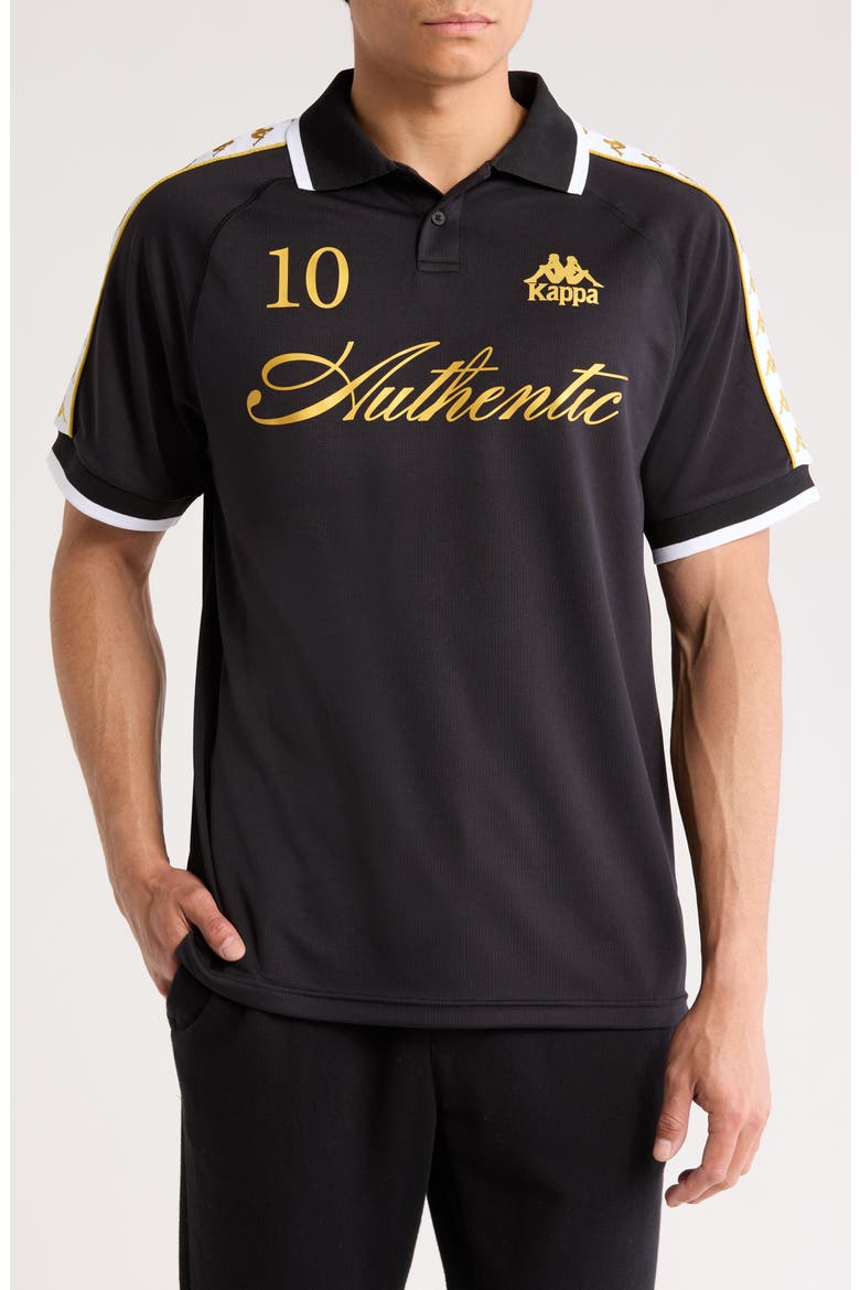 222 Banda Notilox Polo, Main, color, BLACK/ YELLOW GOLD/ WHITE