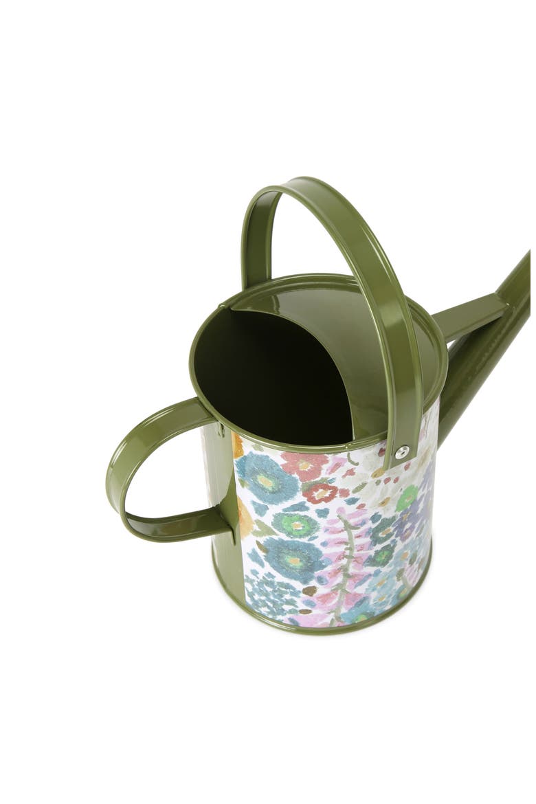 Floral Couture Watering Can, Alternate, color, GREEN FLORAL MULTI