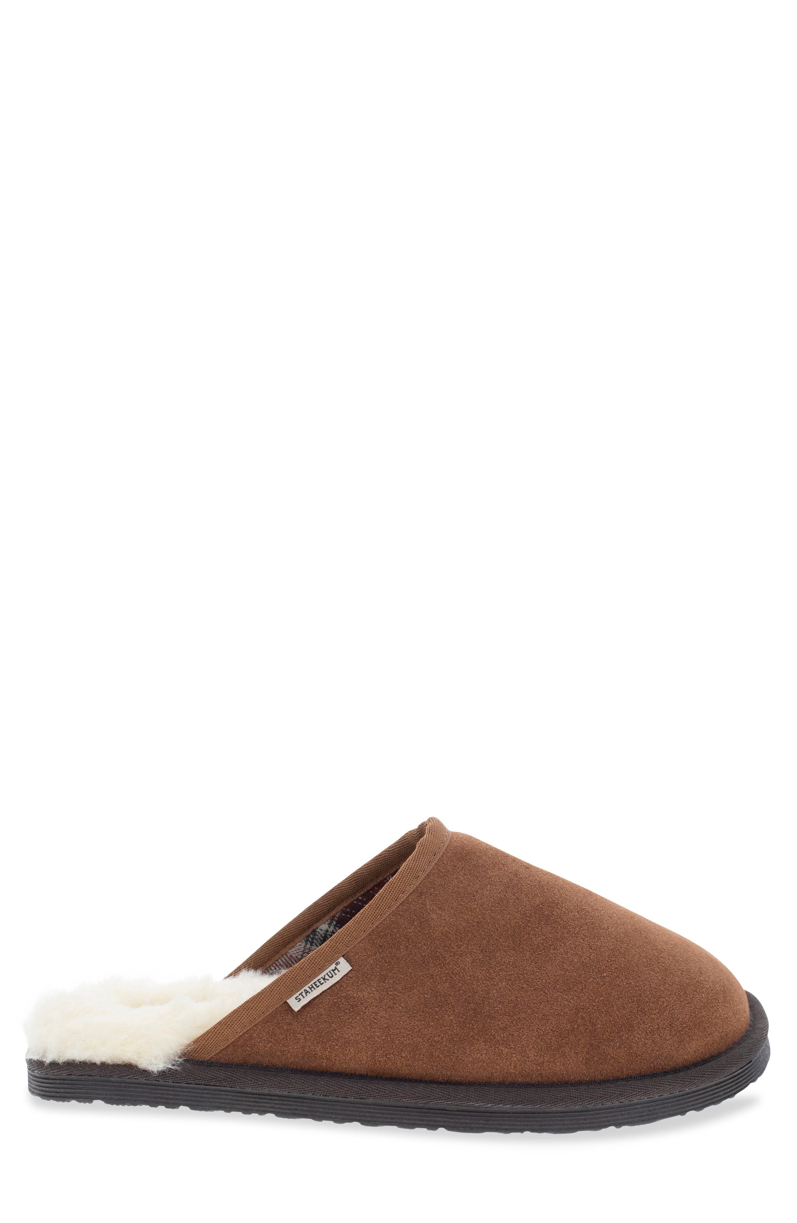 Staheekum Alpine Faux Fur Lined Slipper, Alternate, color, Wheat