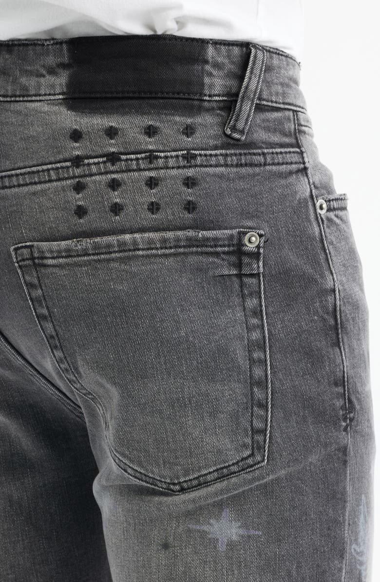 Ksubi Van Winkle AXL Cherub Skinny Jeans, Alternate, color, Charcoal