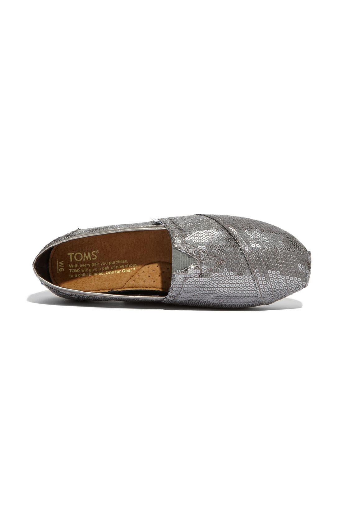 TOMS 'Classic - Sequins' Slip-On, Alternate, color, 