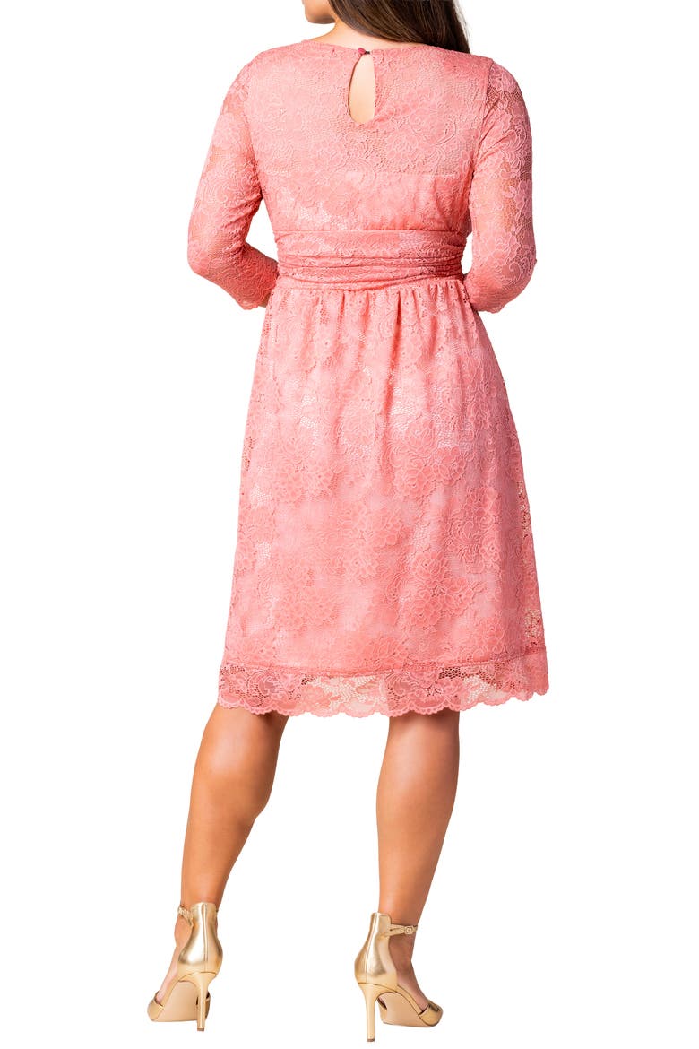 Luna Lace Cocktail Dress, Alternate, color, French Rose