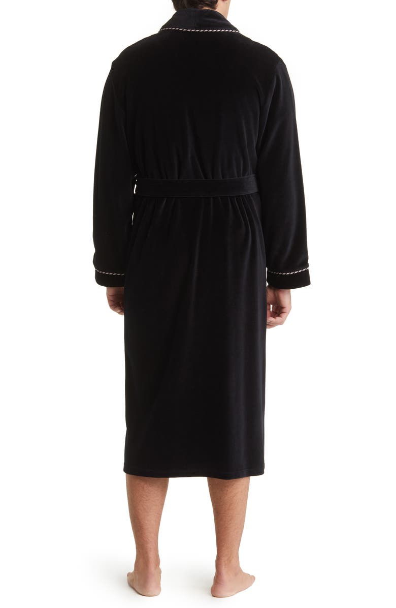 Majestic International Refinery Velour Shawl Collar Robe, Alternate, color,