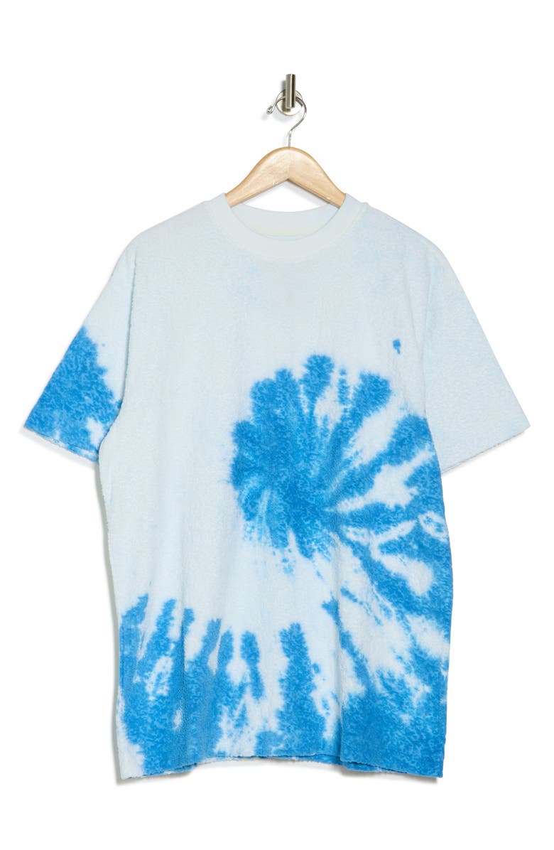 PURPLE BRAND Tie Dye Cotton Towel Terry T-Shirt, Alternate, color, 