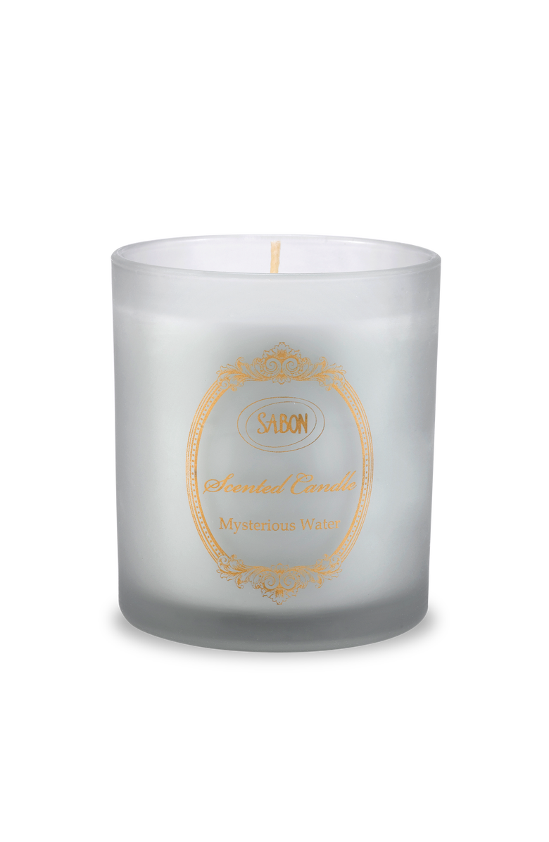SABON Candle White Tea & Osmanthus 180gr, Main, color, Mysterious Water