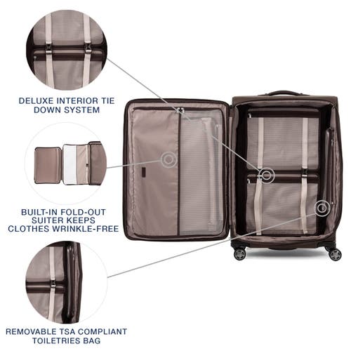 Travelpro Platinum Elite Softside Expandable Large 29-inch Checked Luggage In Rich Espresso Brown