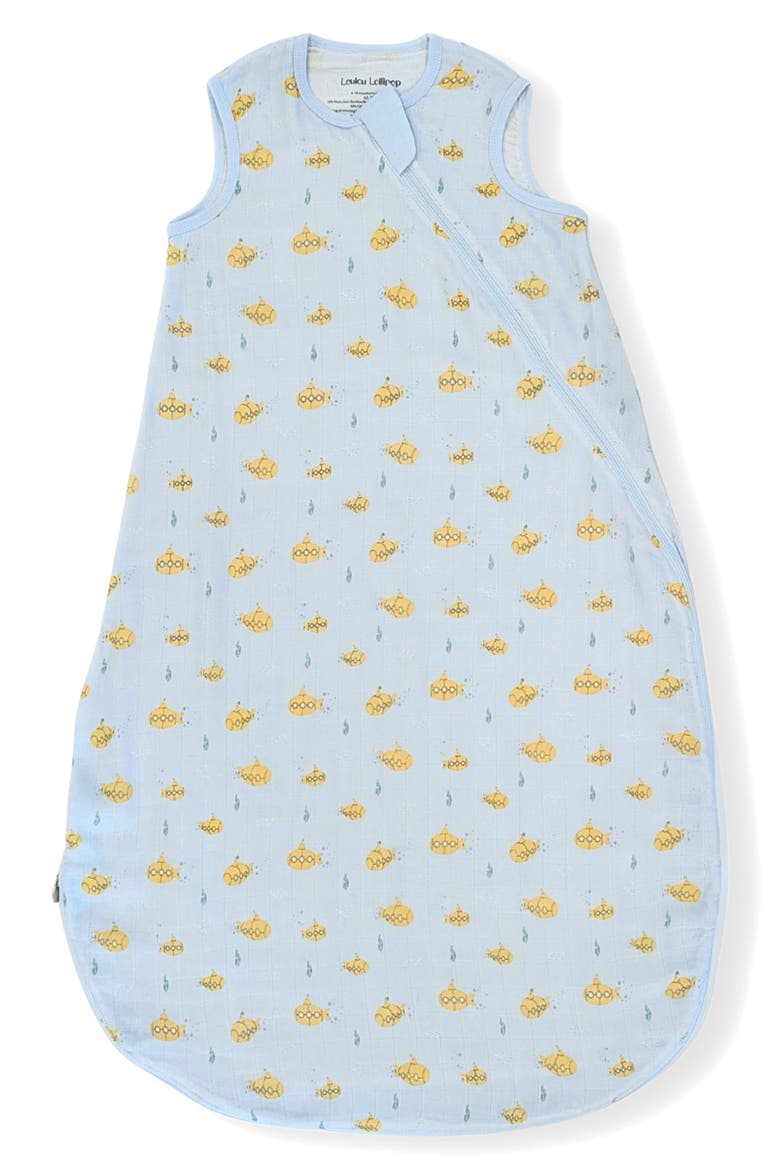 Lightweight Muslin Sleep Bag, Main, color, OCEAN EXPLORER