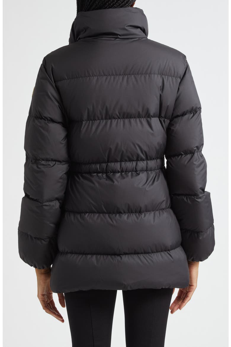Brossette Down Jacket, Alternate, color, BLACK