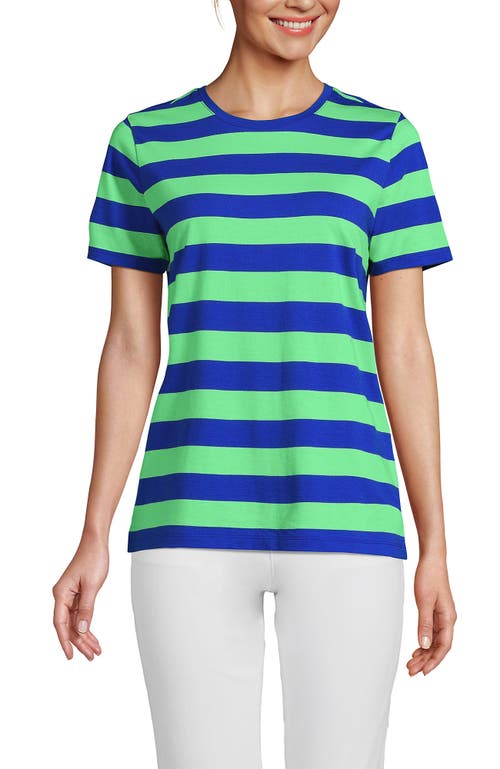 Lands' End Relaxed Supima Cotton Crew Neck T-shirt In Multi