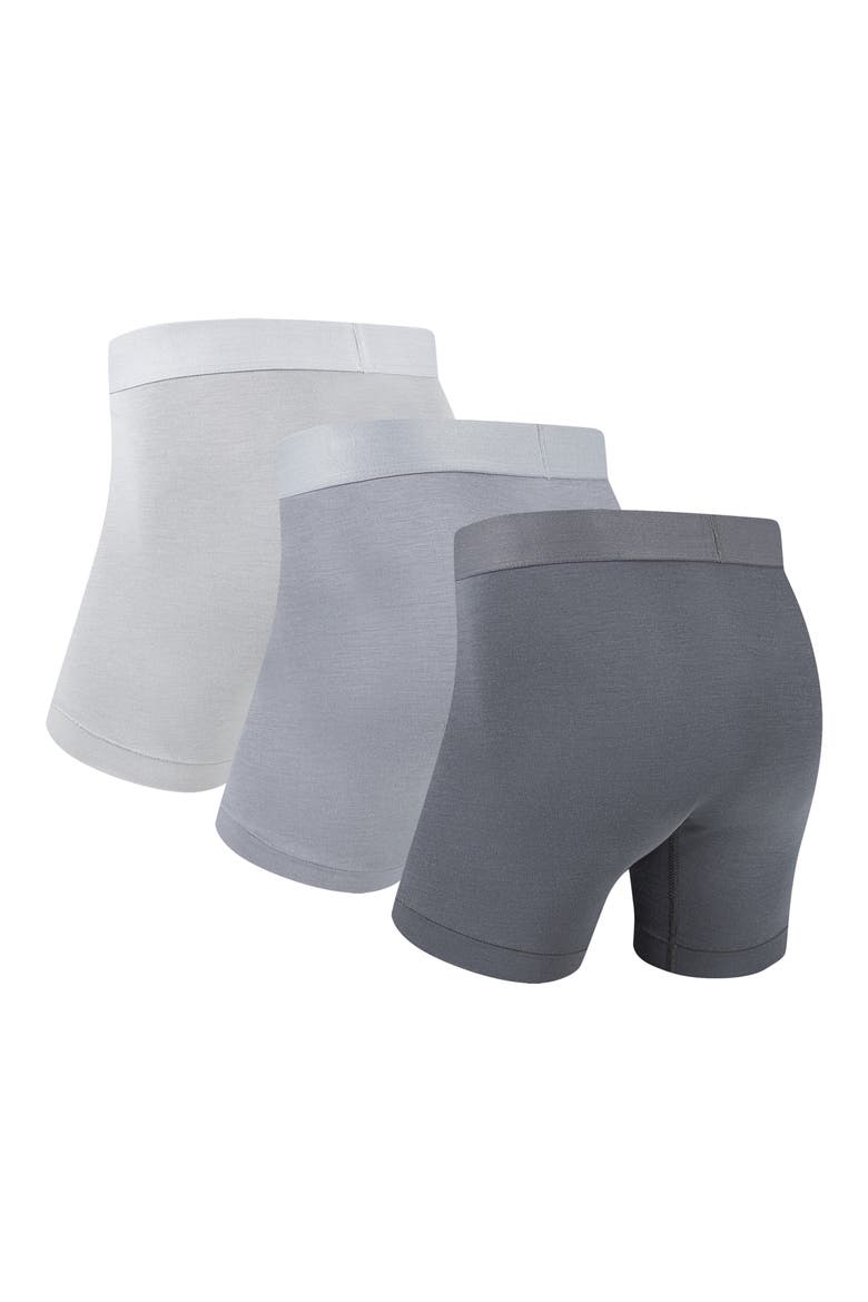 3-Pack Assorted Flight Modal Boxer Briefs, Main, color, PARTICLE GRAY