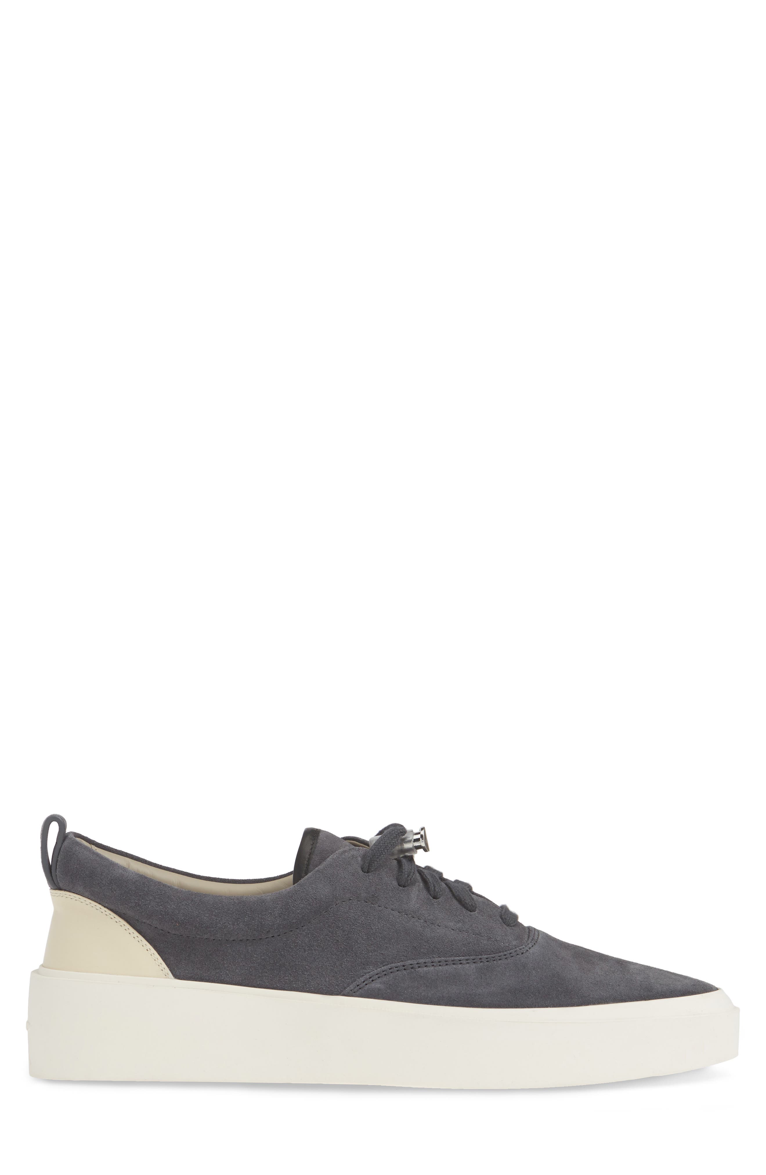 101 Low Top Sneaker, Alternate, color, BLACK SUEDE W/ CREAM LEATHER
