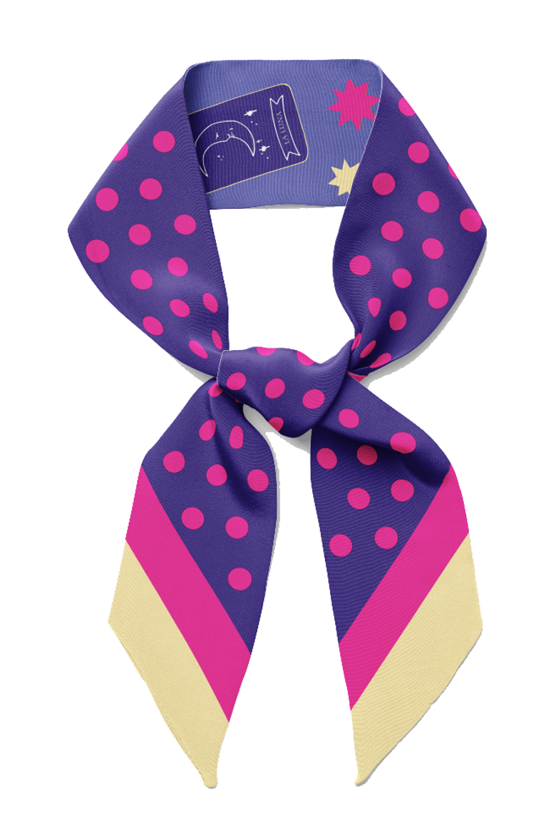 Fortune Twilly Ribbon Scarf, Alternate, color, Multicolor