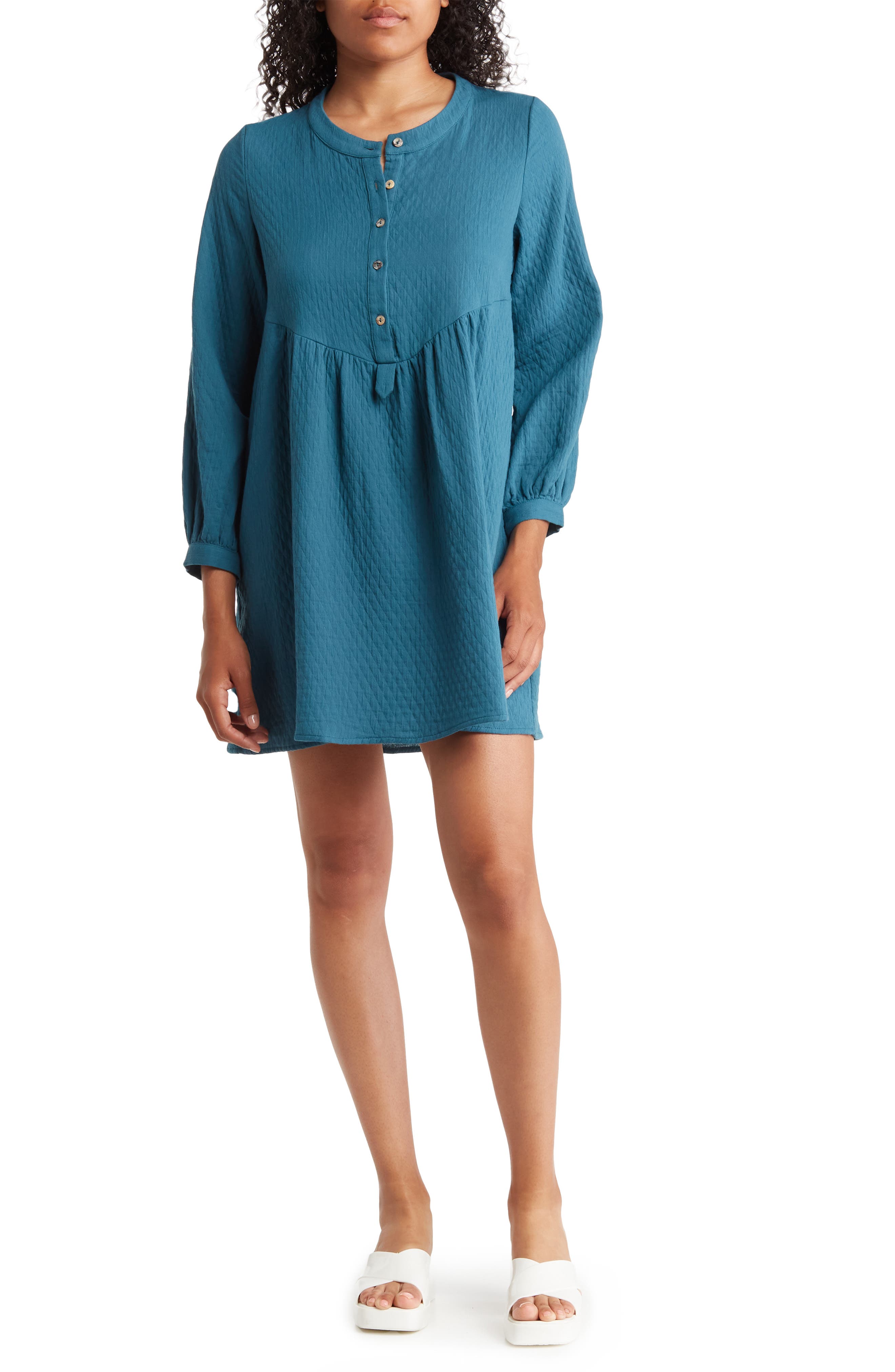 Maisie Long Sleeve Babydoll Dress (Women) | Nordstromrack