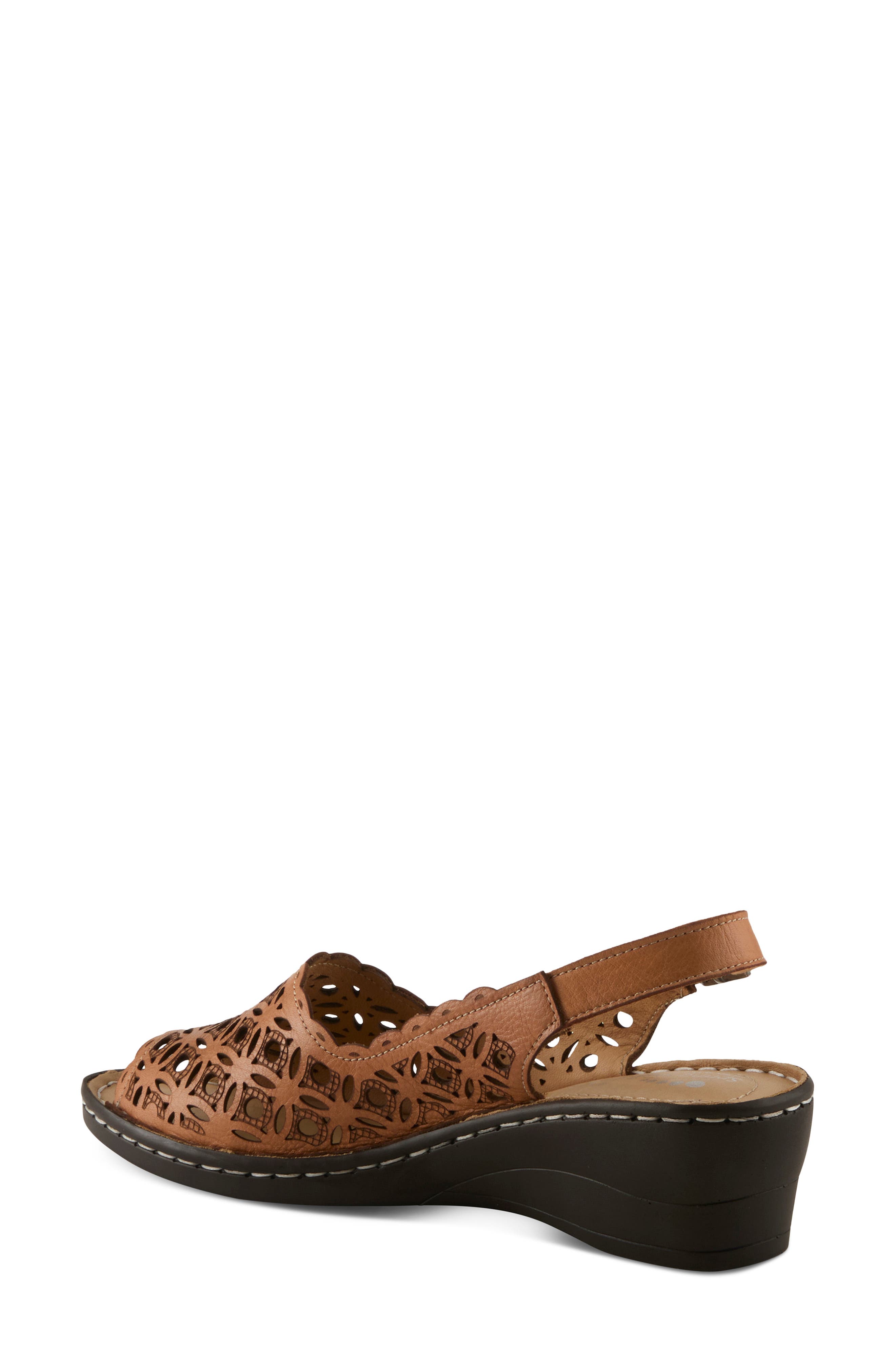 Belizana Wedge Sandal, Alternate, color, CAMEL