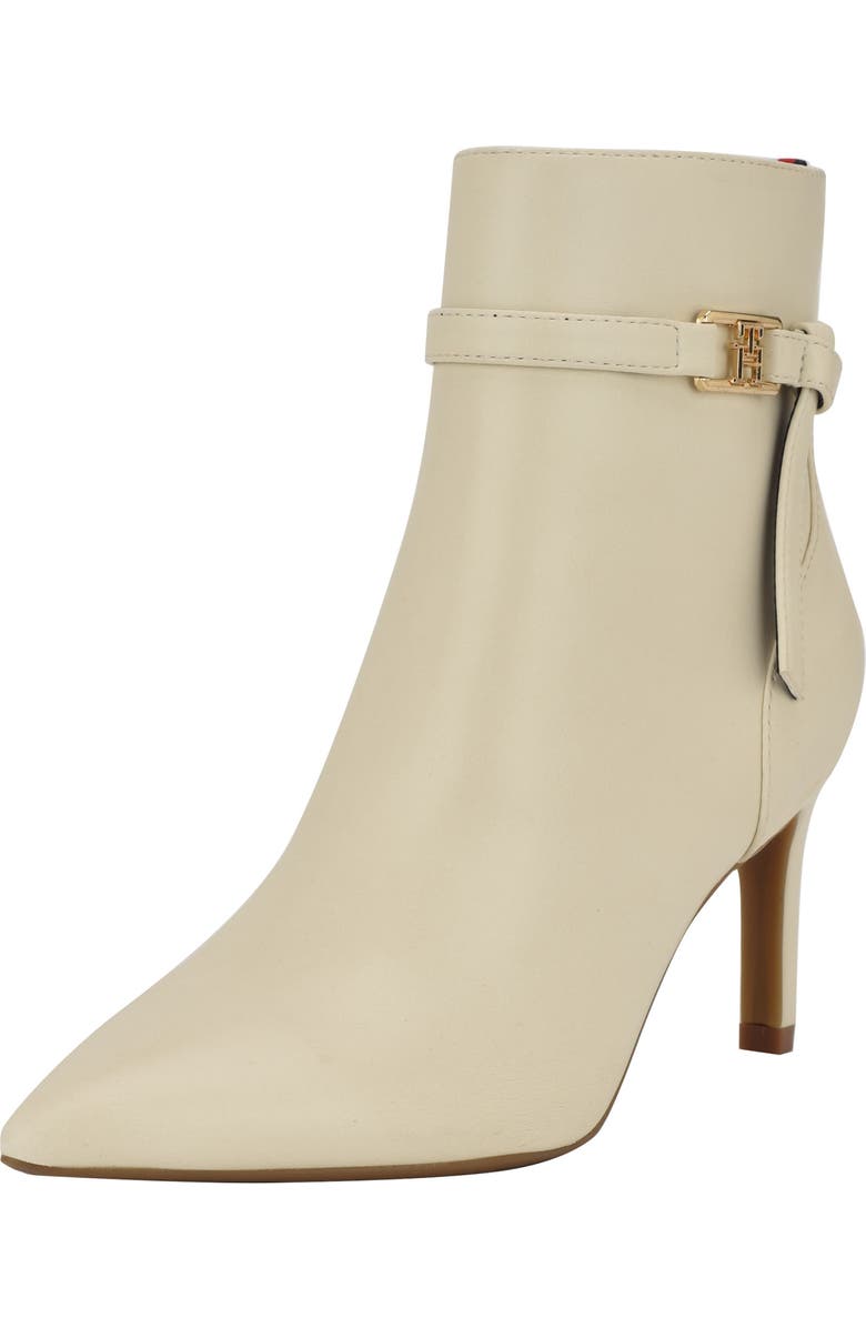 Tommy Hilfiger Jorine Pointed Toe Bootie, Alternate, color, Chic Cream